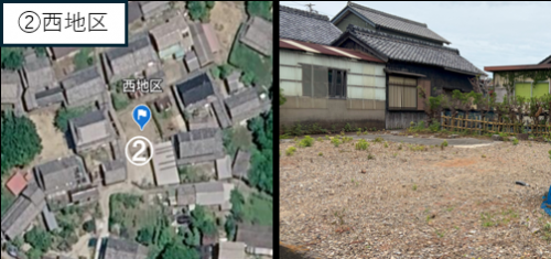 離着陸場所　西地区