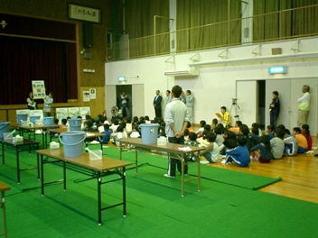 市民館　ため池説明