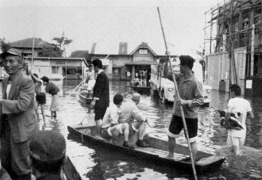 伊勢湾台風被害の様子