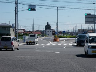 境政成新田蟹江線（名古屋第3環状線）整備後の様子（鯏浦工区）