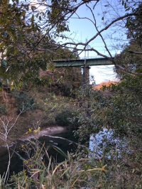 豊川（寒狭川）と宇連川の合流地点