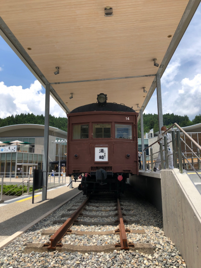 旧田口線の木製車両