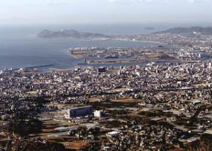 五井山頂上からの眺め