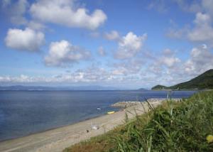 江比間海岸の景観