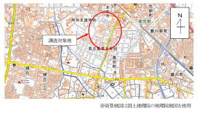 調査対象位置図