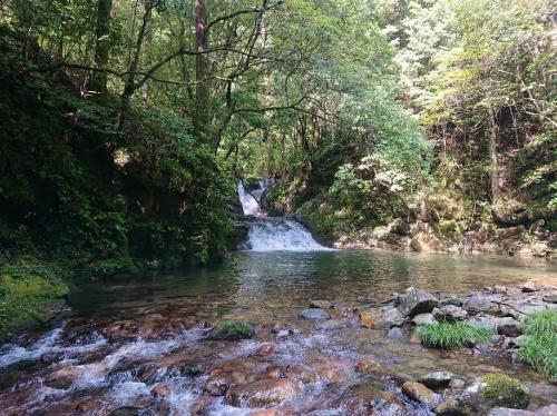 呼間川の滝