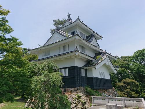 吉田城の鉄櫓（復元）