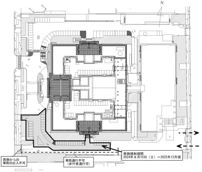 愛知県庁本庁舎の規制範囲