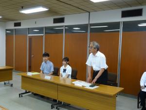 黒川 修一 高文連会長