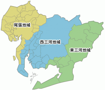 対象地域の図