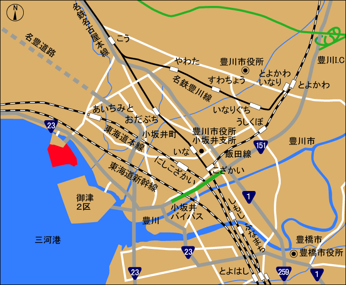 愛知県企業庁企業立地部企業誘致課 企業立地のご案内 御津１区 ２期